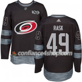 Adidas Maillot de Hockey Carolina Hurricanes Victor Rask 49 1917-2017 100th Anniversary Noir Authentic - Homme